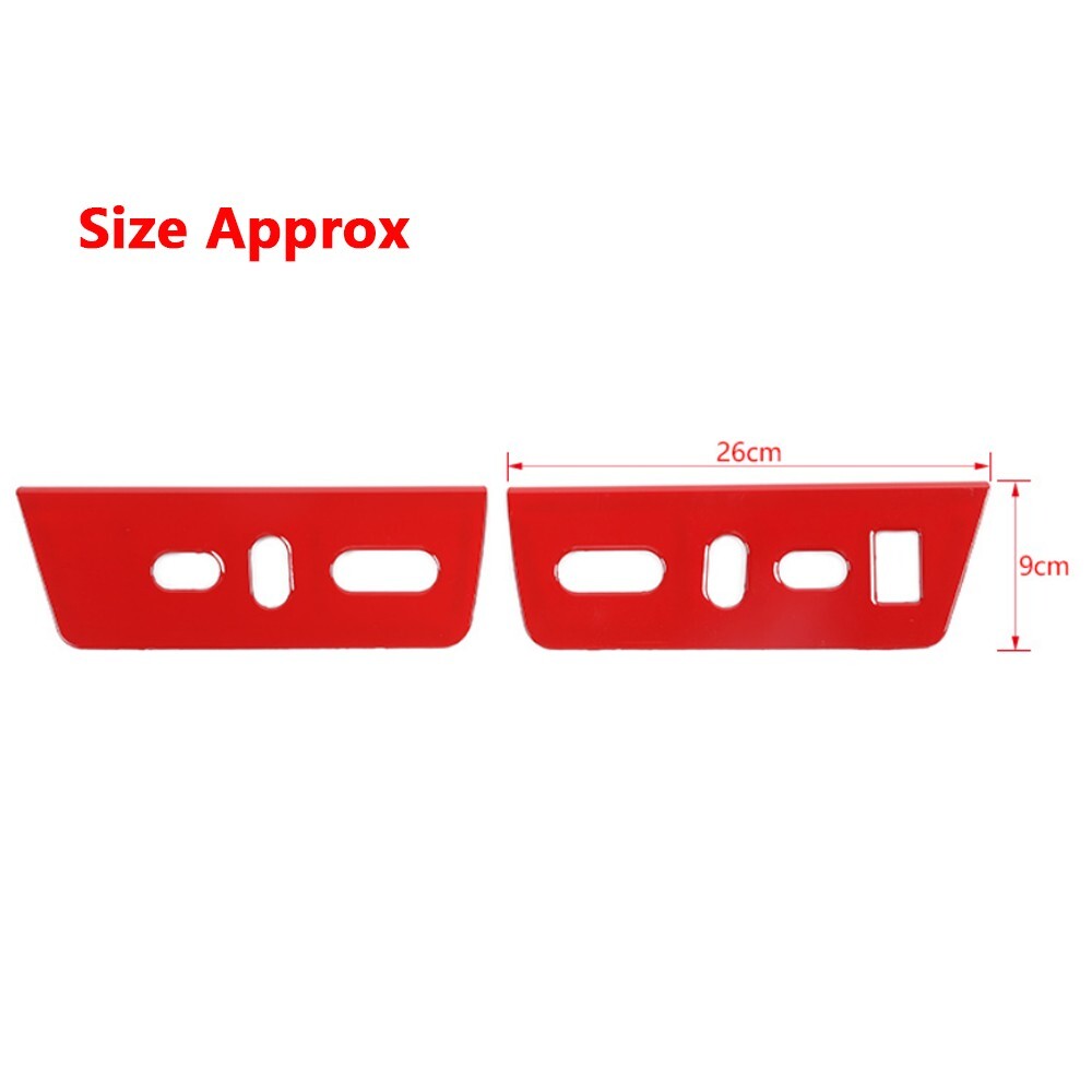 2PCS Electric for Seat Adjustment Panel Cover Trim for Ford F150 2009-2014