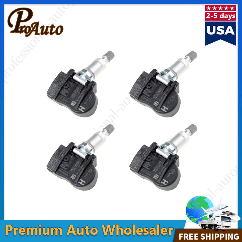 Set of (4) 433MHz TPMS Tire Pressure Sensor for Jaguar for Land Rover for Range Rover