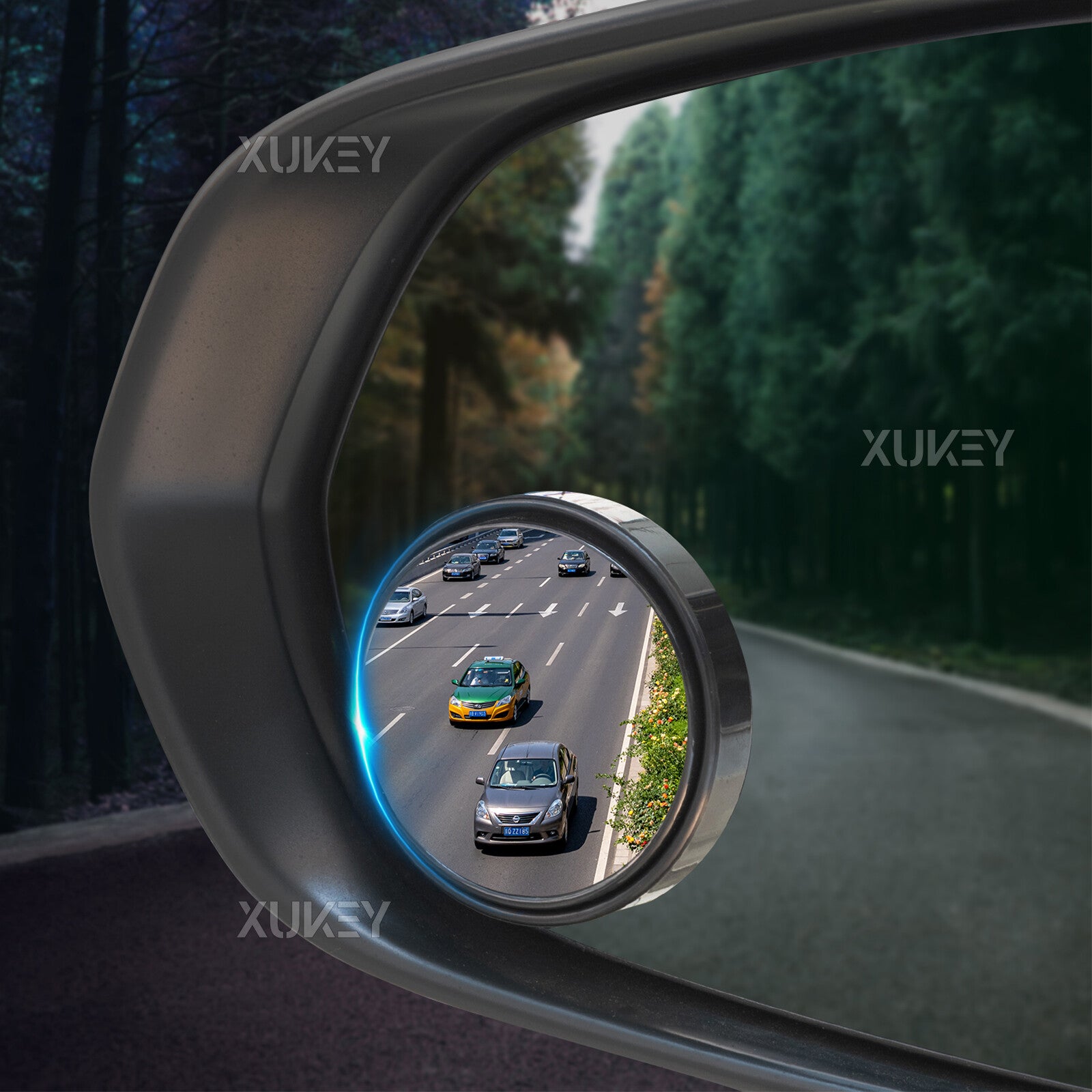 2x 360 car car blind spot mirror exterior mirror blind mirror auxiliary mirror