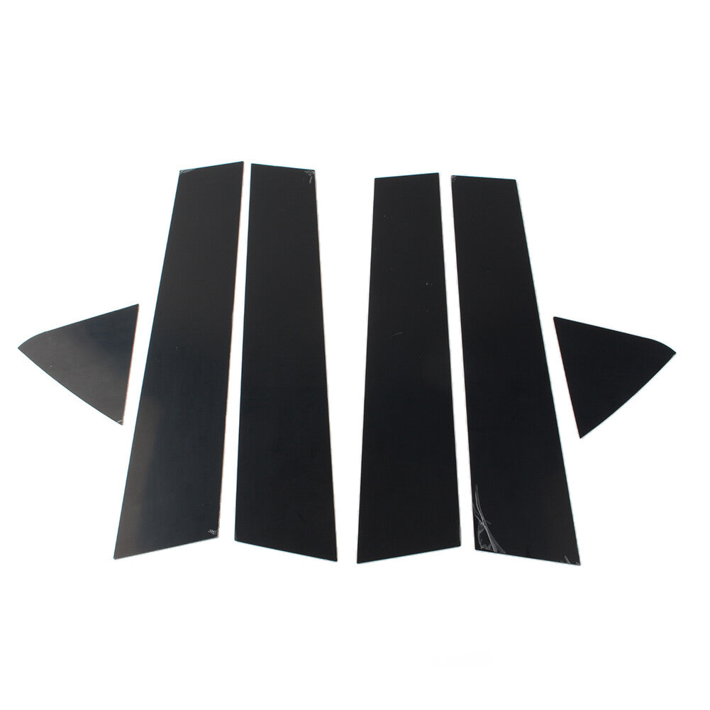 for Dodge Charger 2006-2010 6x Car Window Pillar Posts Door Trims Bright Black
