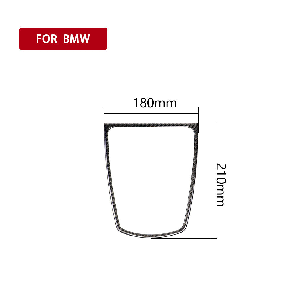 Carbon Fiber Loudspeaker Frame Cover Trim Sticker for BMW 5 Series F10 2011-2017