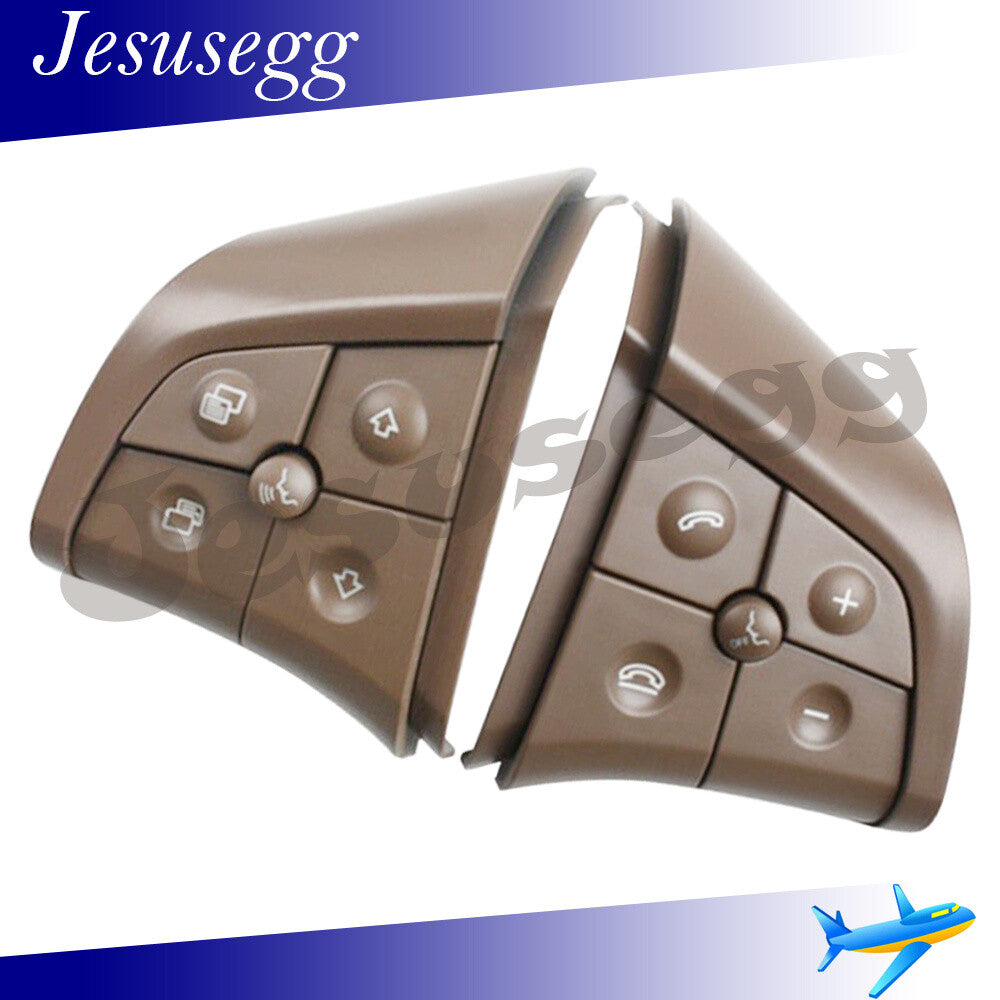 Qty 2 Steering Wheel Switch 5 Button Yellow Fit for Mercedes-Benz W164 W251 W245