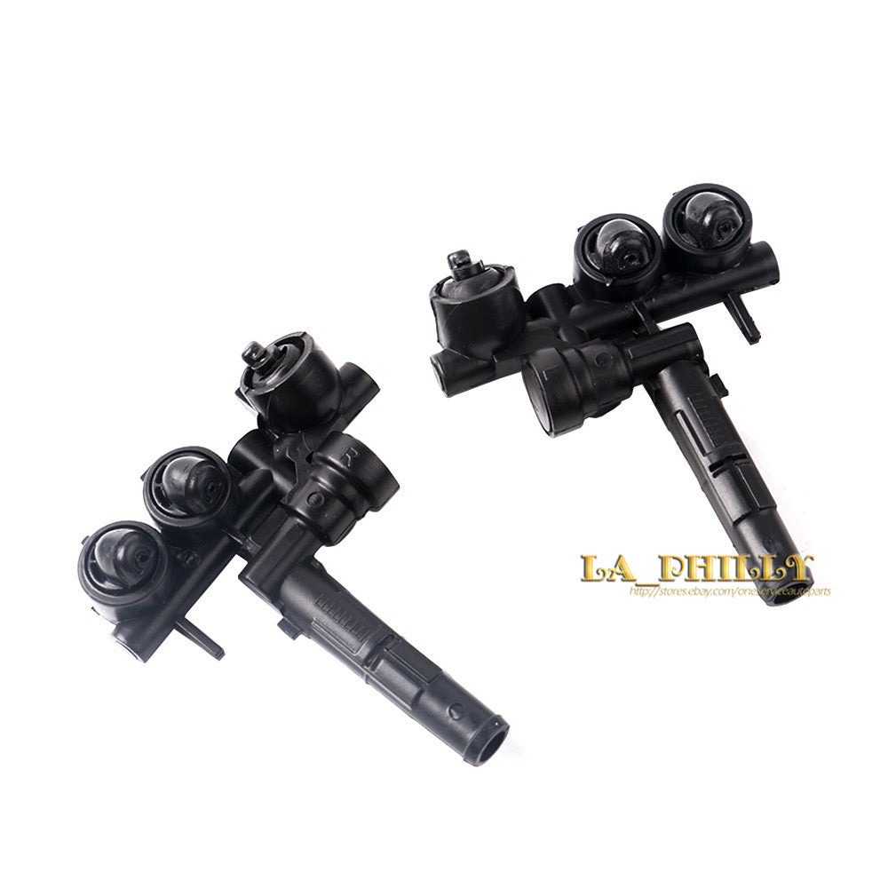 Pair for Mercedes W220 S430 S500 S600 S55AMG Headlight Washer Nozzle Left+Right