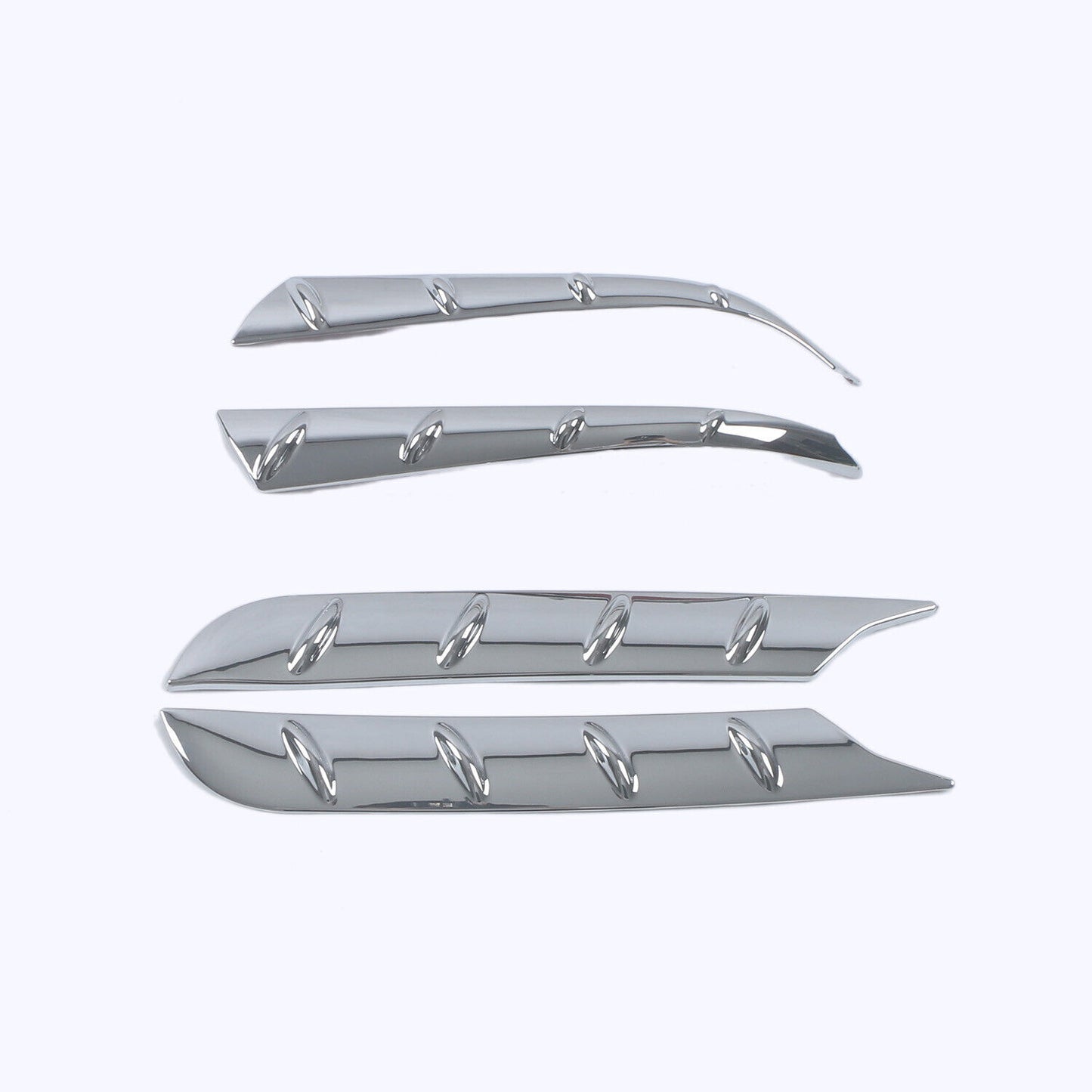 Chrome Rear Spoiler Window Side Cover Trim for Toyota Highlander 2020-2022