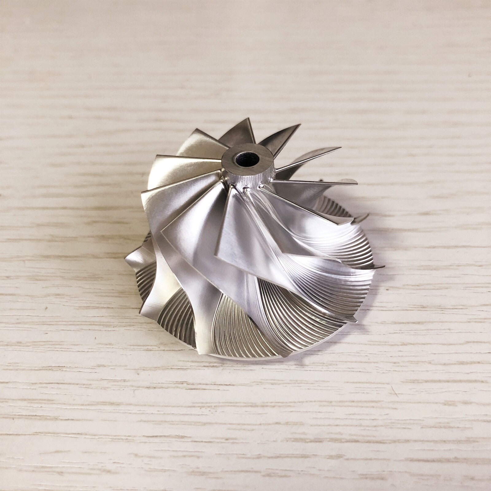 KP39 40.00/50.07mm 11+0 Blade High-Performance Turbine Billet Compressor Wheel