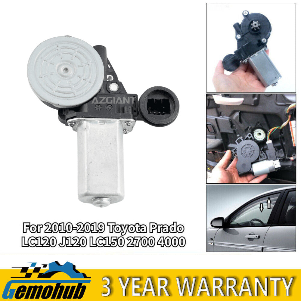 Passenger Window Lifter Regulator Motor Front Right for Toyota Prado LC120 LC150
