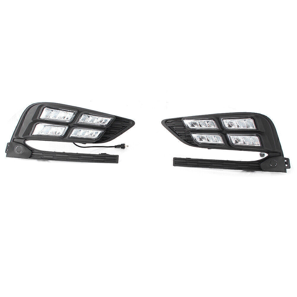 Two LED daytime running lights/fog lights are available for the 2017-2018 second-generation for Chevrolet for Cruze .