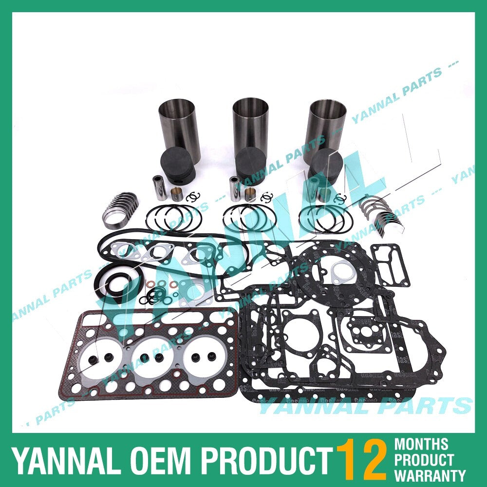 D1100 Overhaul and Reconstruction Kit with Shims and Bearings for Kubota Diesel Engines