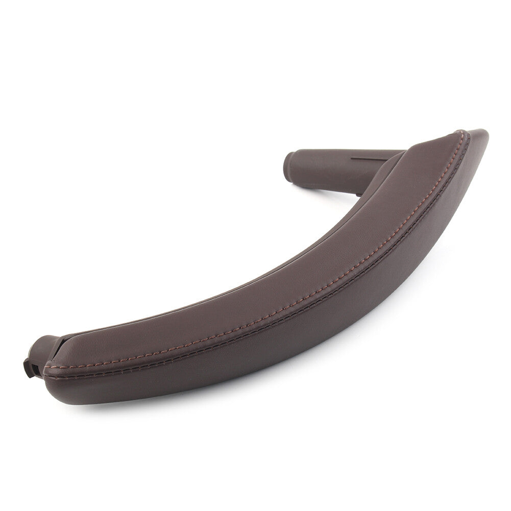 Interior Right Door Panel Pull Handle Trim Cover Leather Mocha for BMW X5 X6 E70