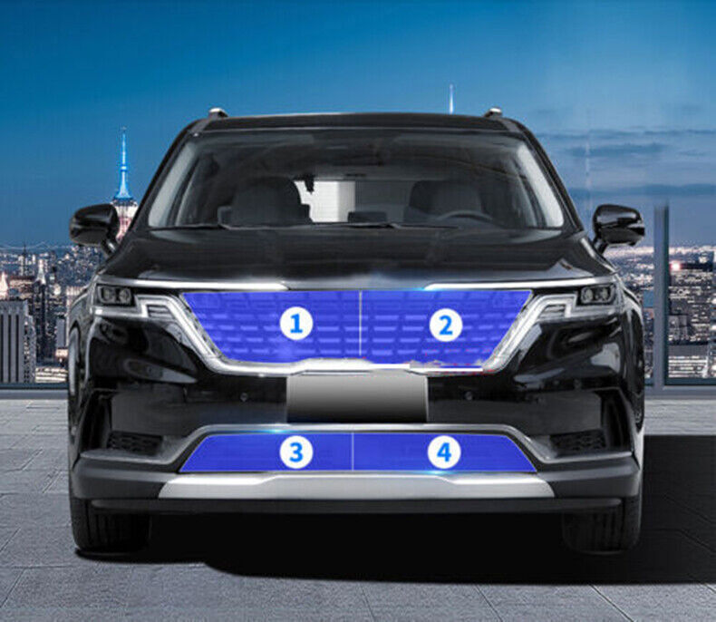 for Kia Carnival 2022-24 Black Front Grille Net Protection Anti-insect Proof 4X