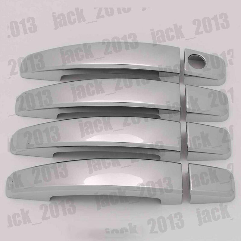 for Chevrolet TRAX 2014-2017 Chrome ABS style side door handle cover trim 8pcs
