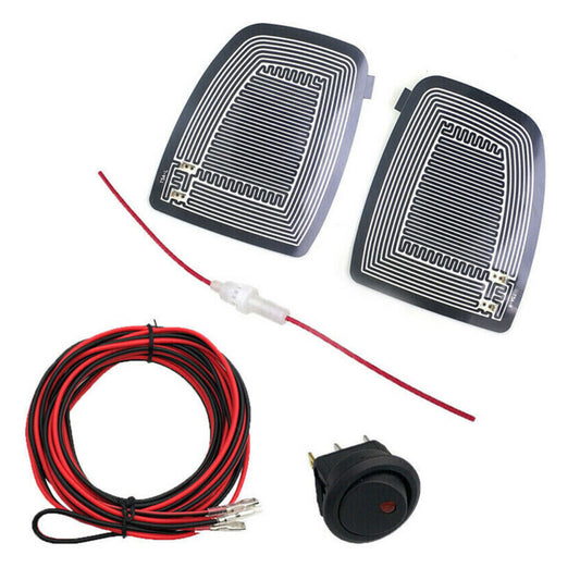 Aotu Car Rearview Mirror Heating Demister Side Glass Warm Heated Defogger Pad W