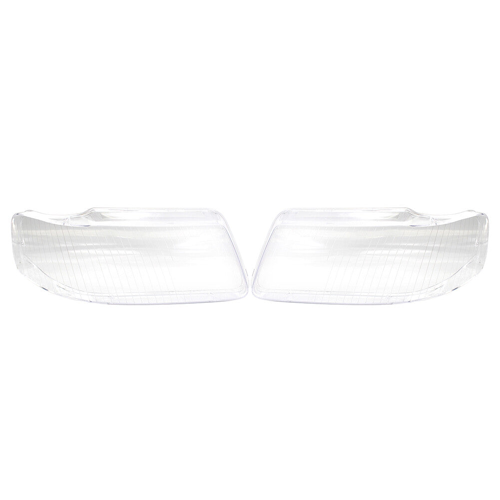1 Pair TransparentCar Headlight Headlamp Lens Cover for Audi A3 2001-2003