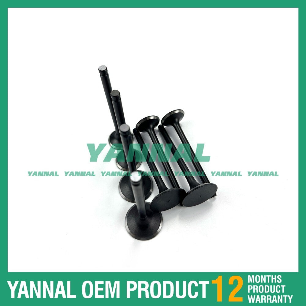 new 8x EG505-13110 intake and exhaust valve kit for Kubota WG3800 engines.