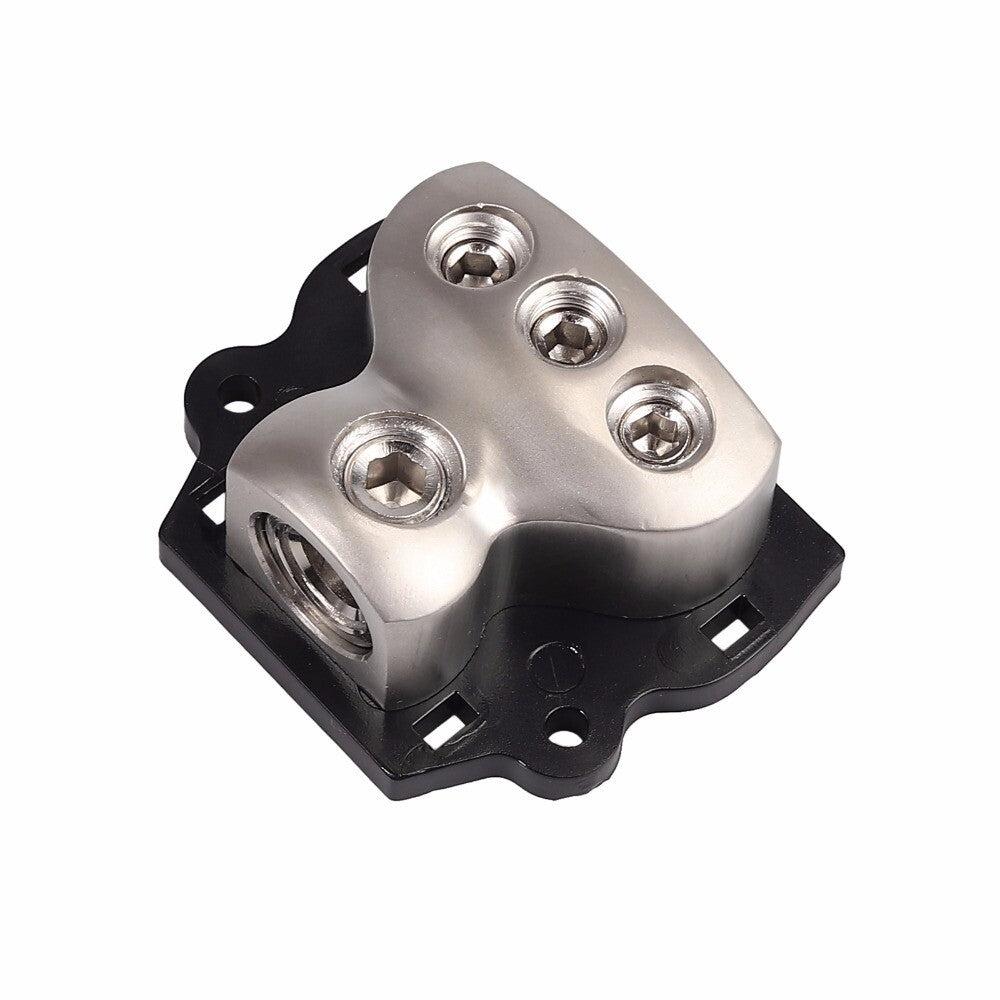 3Way Distribution Block Car Audio Power Wire Splitter 10 Gauge in 34 Gauge Out