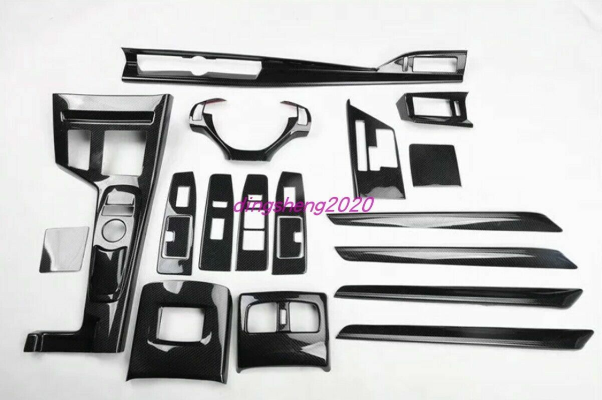 for Lexus ES200 250 300H 2013-2017 Interior Kit Carbon Fiber Car Decor Trims ABS
