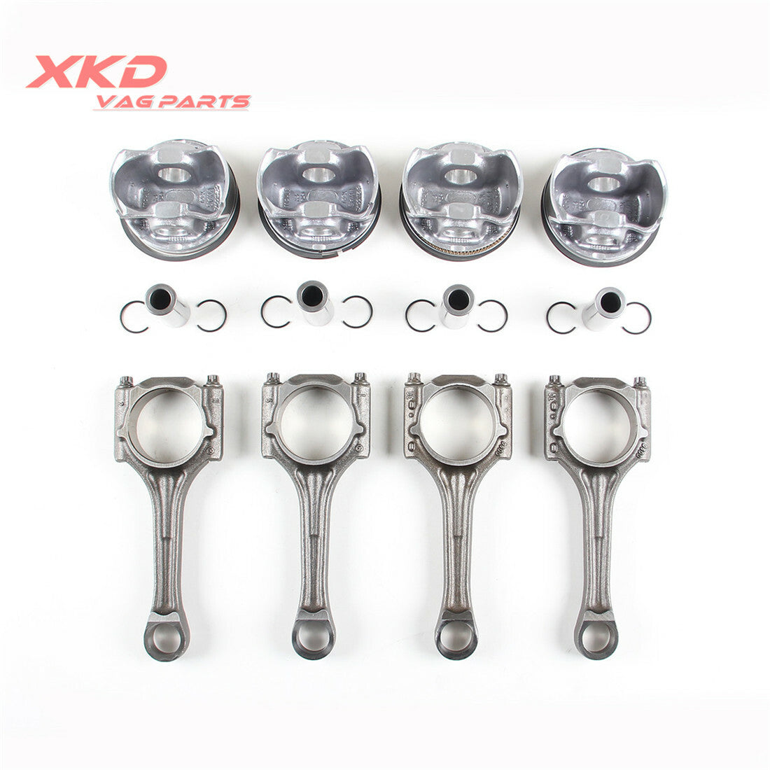 4 2.0T Piston Ring Connecting Rod Kit Fit for VW for Golf for AUDI S1 S3 CDL CDMA