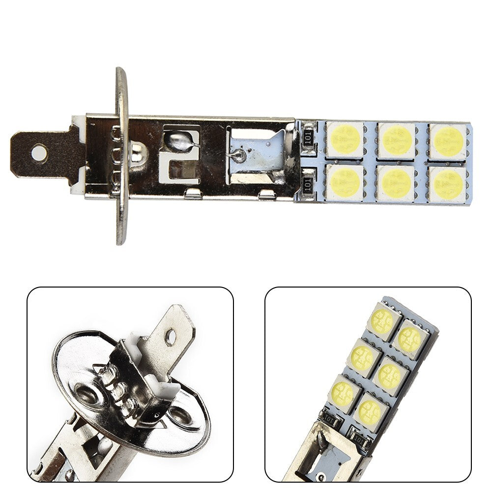 H1 6000K 12V-24V Super White 55W LED Headlight Bulb Kit Fog Light AU