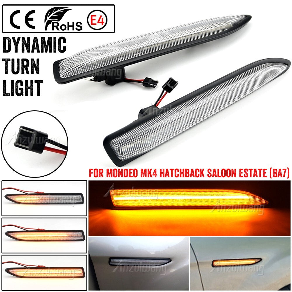 Side Marker Turn Light for Ford Mondeo Mk4 Saloon Estate Hatchback (BA7) 03.2007
