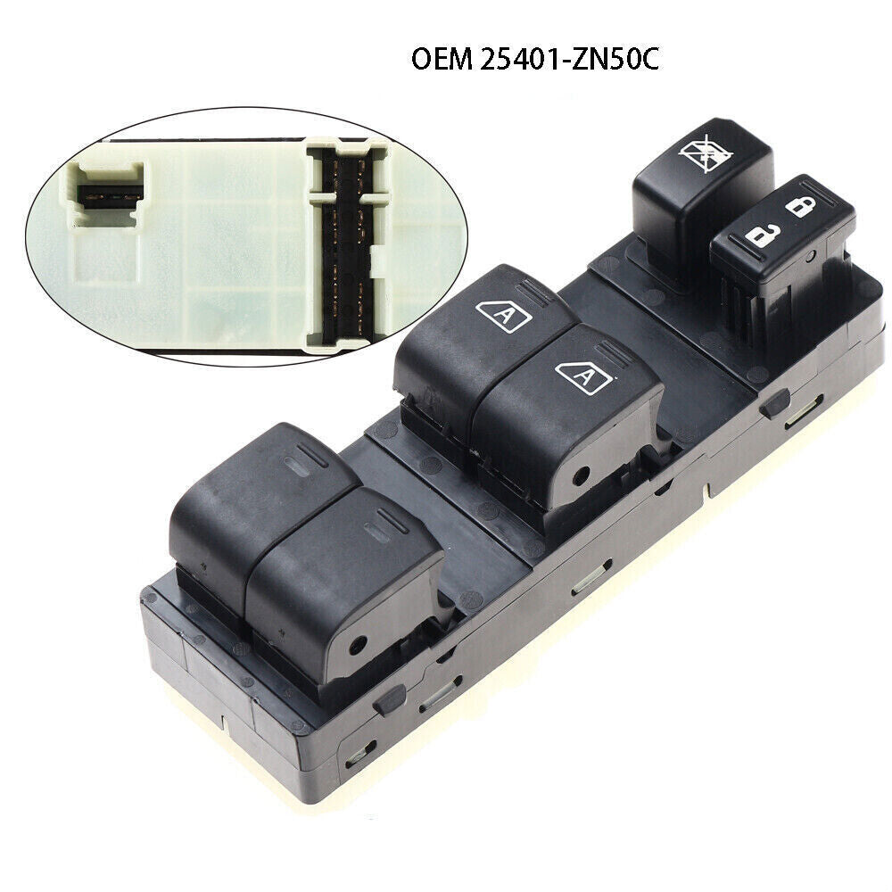 For 2008-2014 EX35 for Nissan Maxima 25401-ZN50C Master Power Window Door Switch NEW
