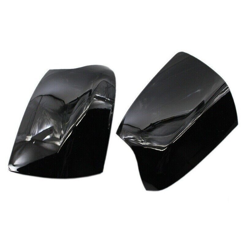 2X Gloss Black Rear View Wing Mirror Cap for Ford Focus MK2 2005-08