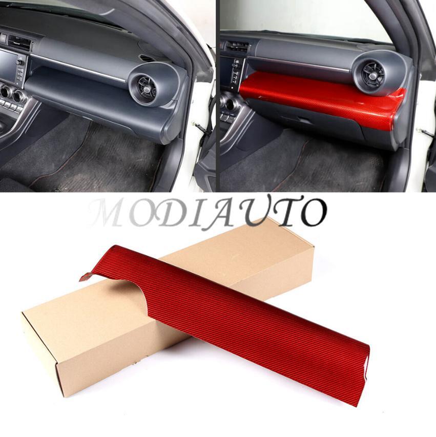 Red Carbon for Co -pilot Control Panel Cover Trim for Toyota 86/ for Subaru BRZ 2022-2023