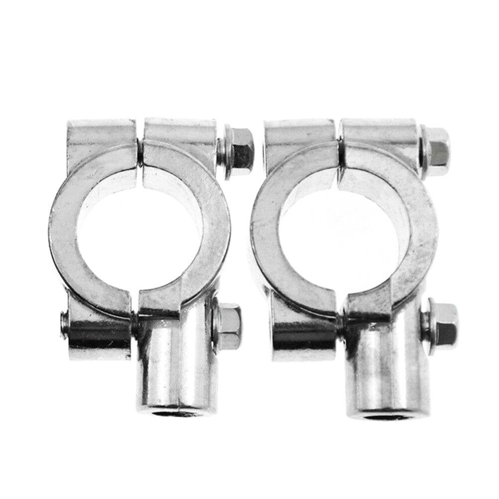 22MM M8 8mm Motorrad Lenker Spiegelhalterung Klemmadapter Chrom Paar