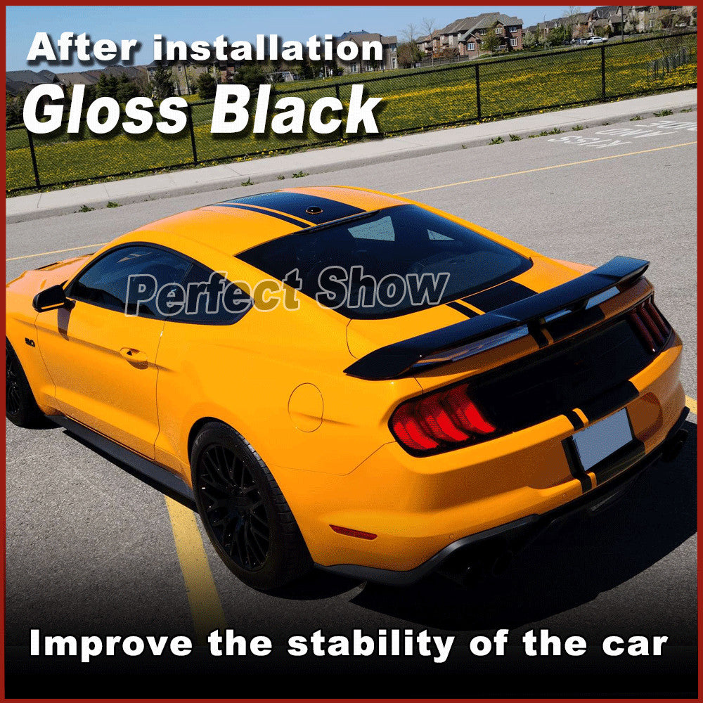 for Ford for Mustang Coupe 15-19 Gloss Black Rear Trunk Spoiler Racing Boot Wing Lip