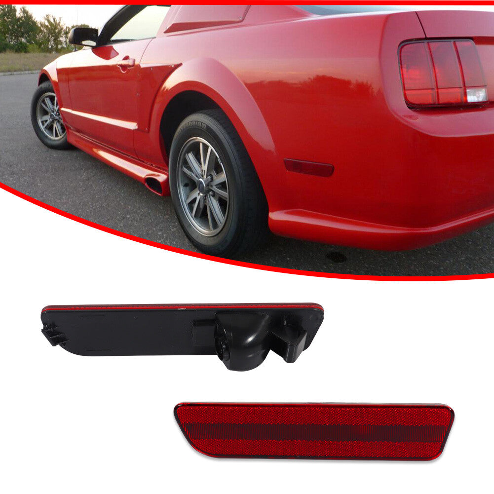 OE-Spec Red Rear Fender Side Marker Reflector for 05, 06, 08, 09 for Ford Mustangs