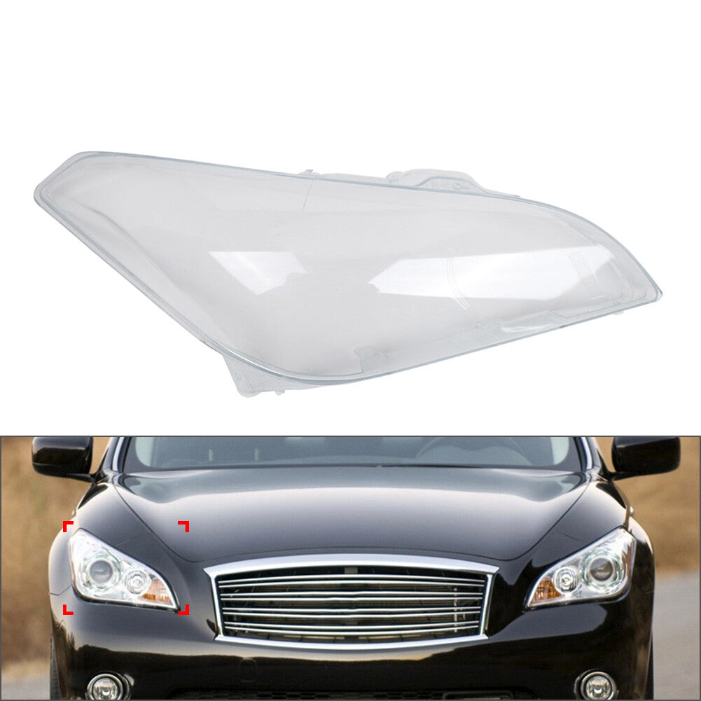 Headlight Headlamp Lens Shell Cover for Infiniti M25 M35 M37 2011-2012 Right