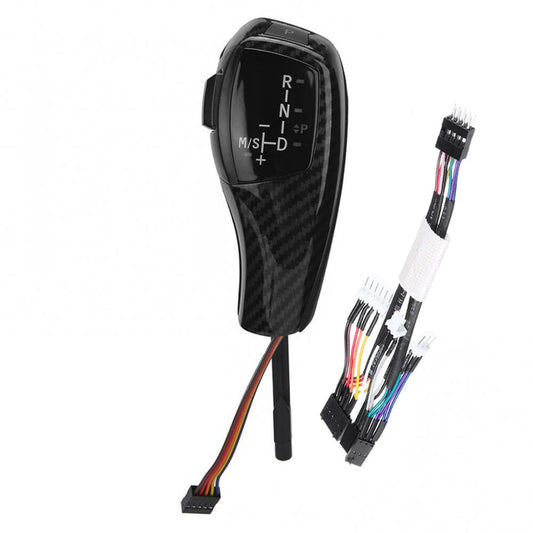 Suitable for BMW LHD automatic LED shift gear transmission E90 E92 E93 F30 carbon fiber