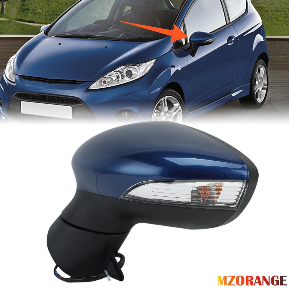 F¨¹r for Ford Fiesta MK7 08-12 Links Au?enspiegel Beheizbar Spiegelglas Marineblau