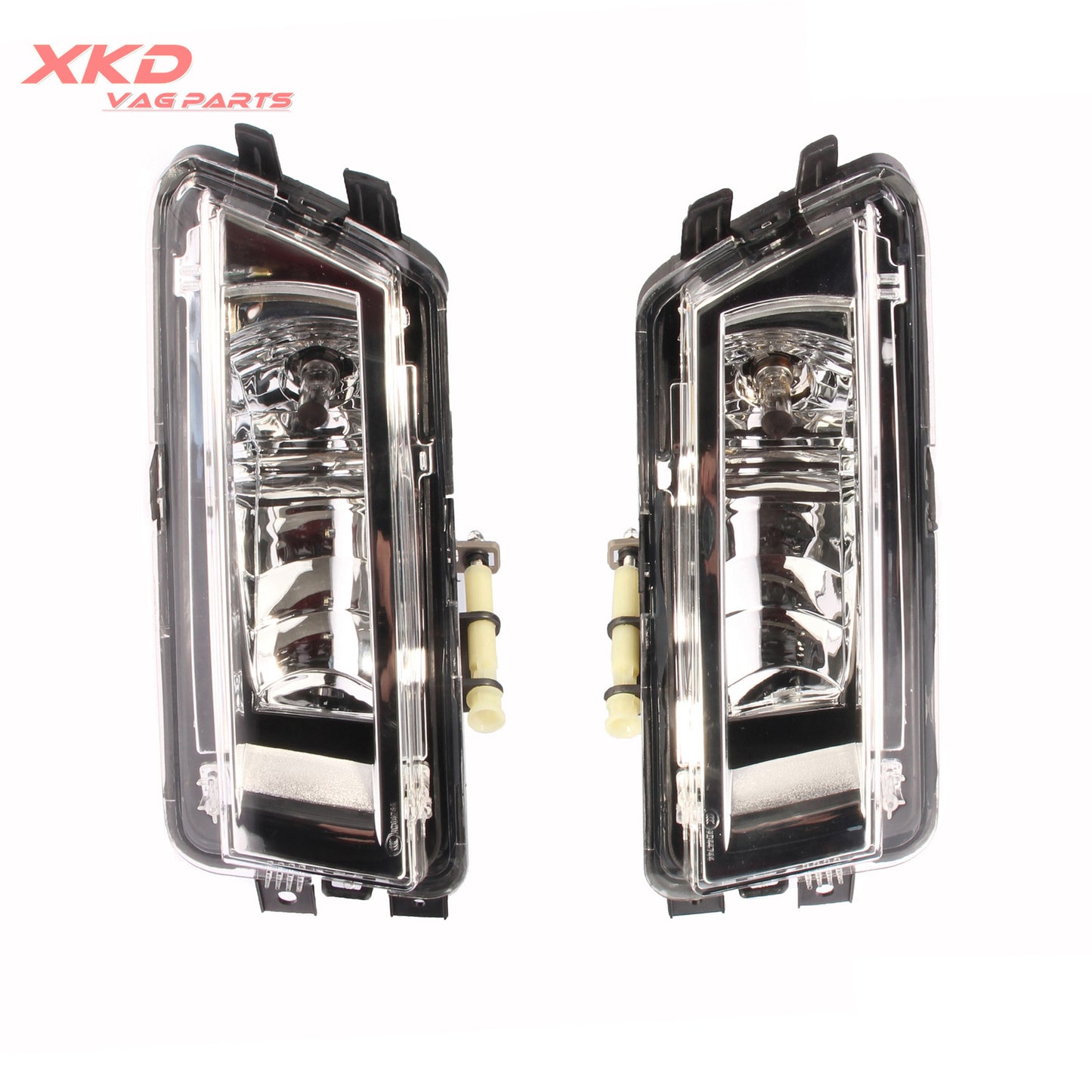 A pair of front halogen fog lights for the H8 for Volkswagen for Passat US version.