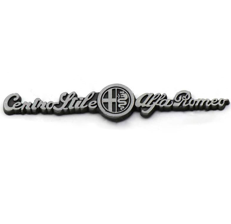 1 piece of for Alfa Romeo grey central staircase side fender rear trunk sticker badge logo