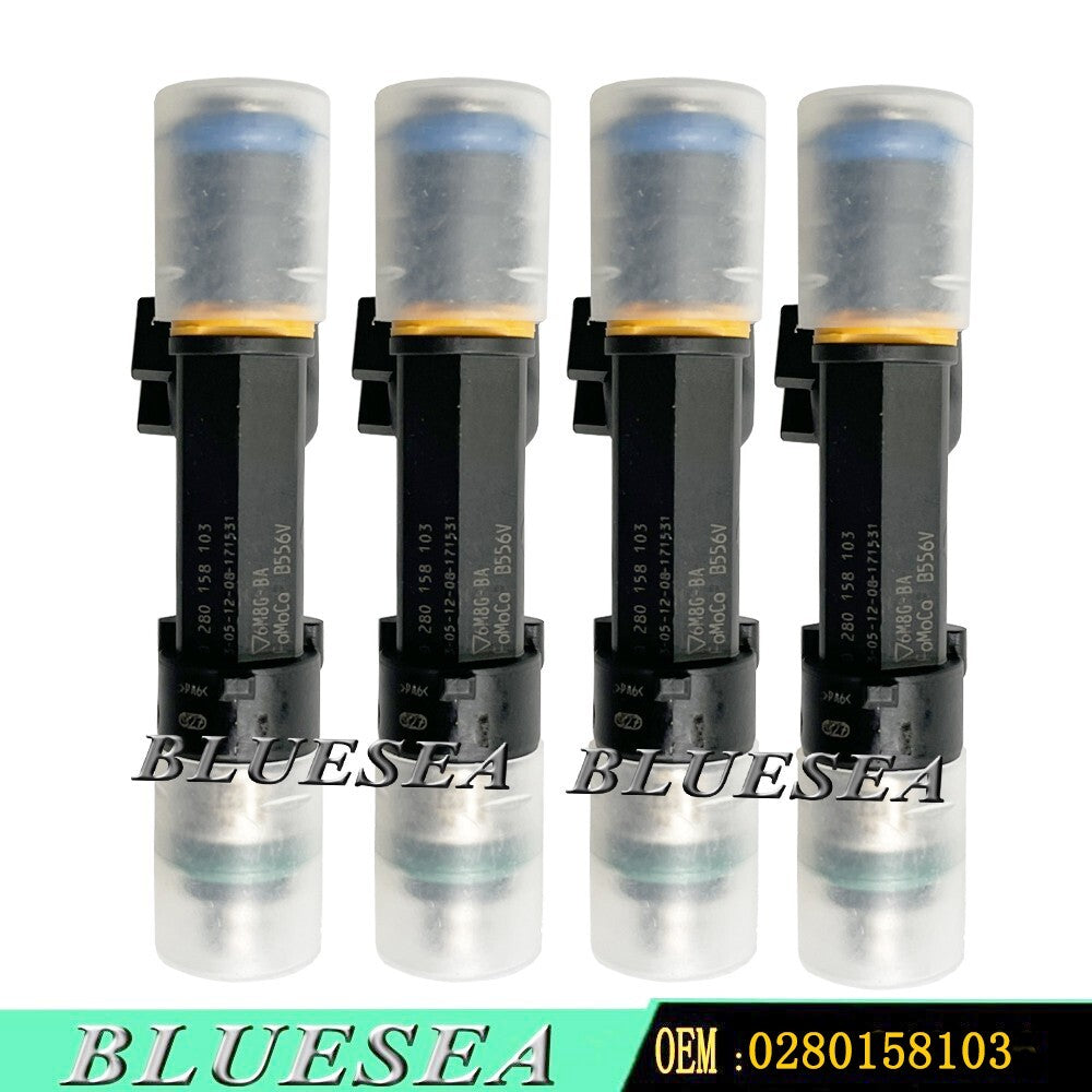 4PCS 0280158103 Fuel Injectors For 06-2012 for Mazda 6 2.3L for Mazda 3 MX-5 Miata 2.0L