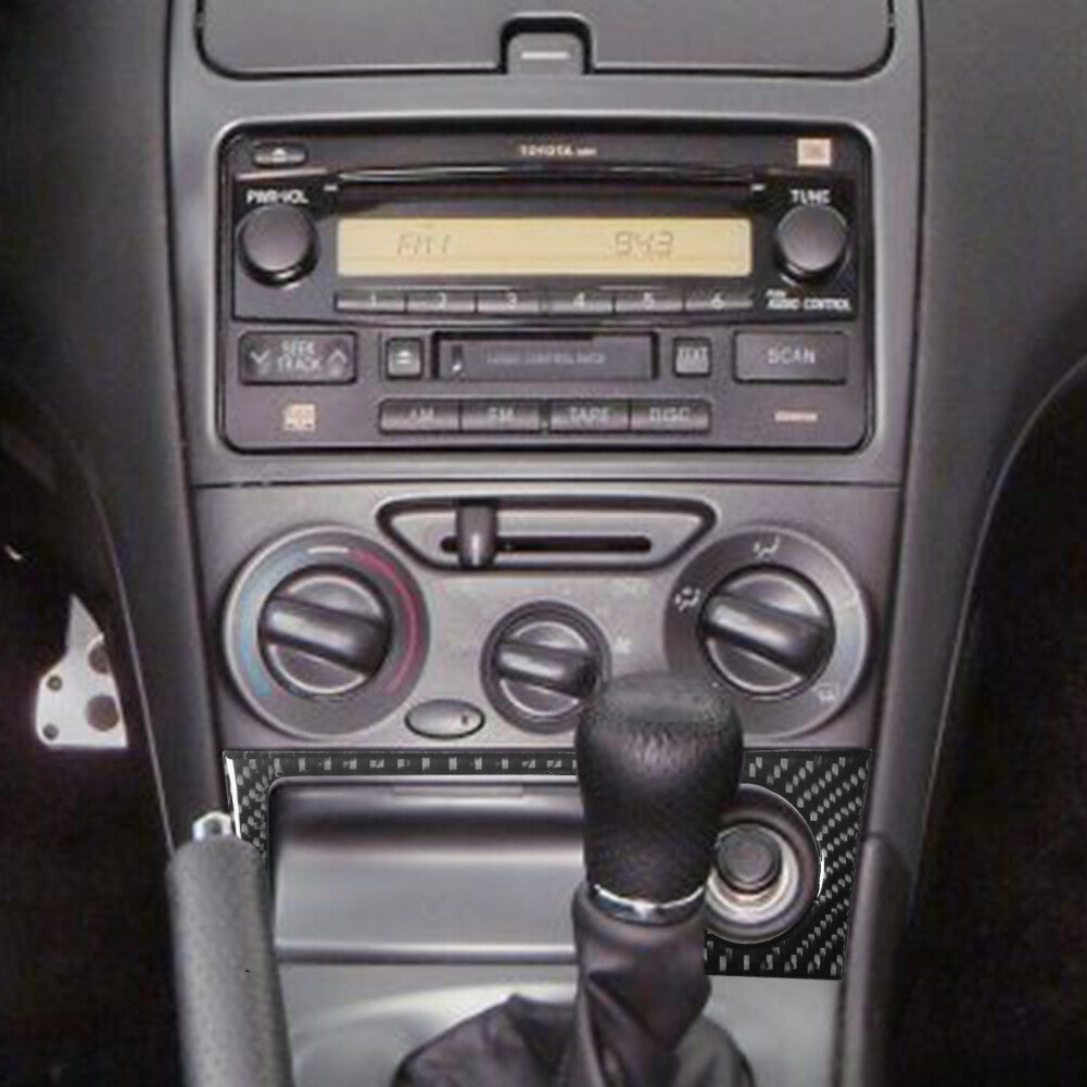 Carbon Fiber Console Cigarette Lighter Trim for Toyota Celica 2001-2005