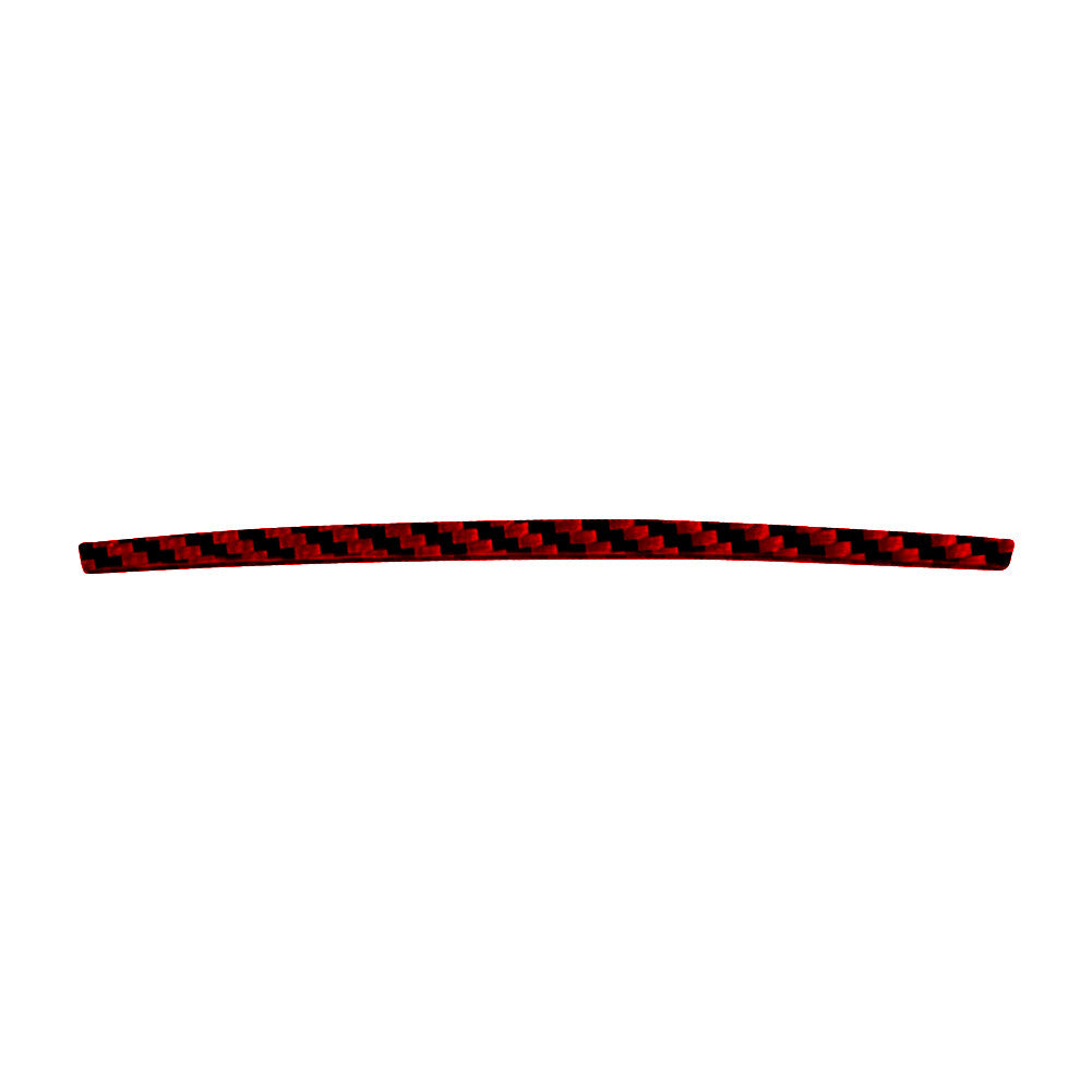 Red Carbon Fiber Below Navigation Strip Cover for Subaru Legacy Outback 2010-14