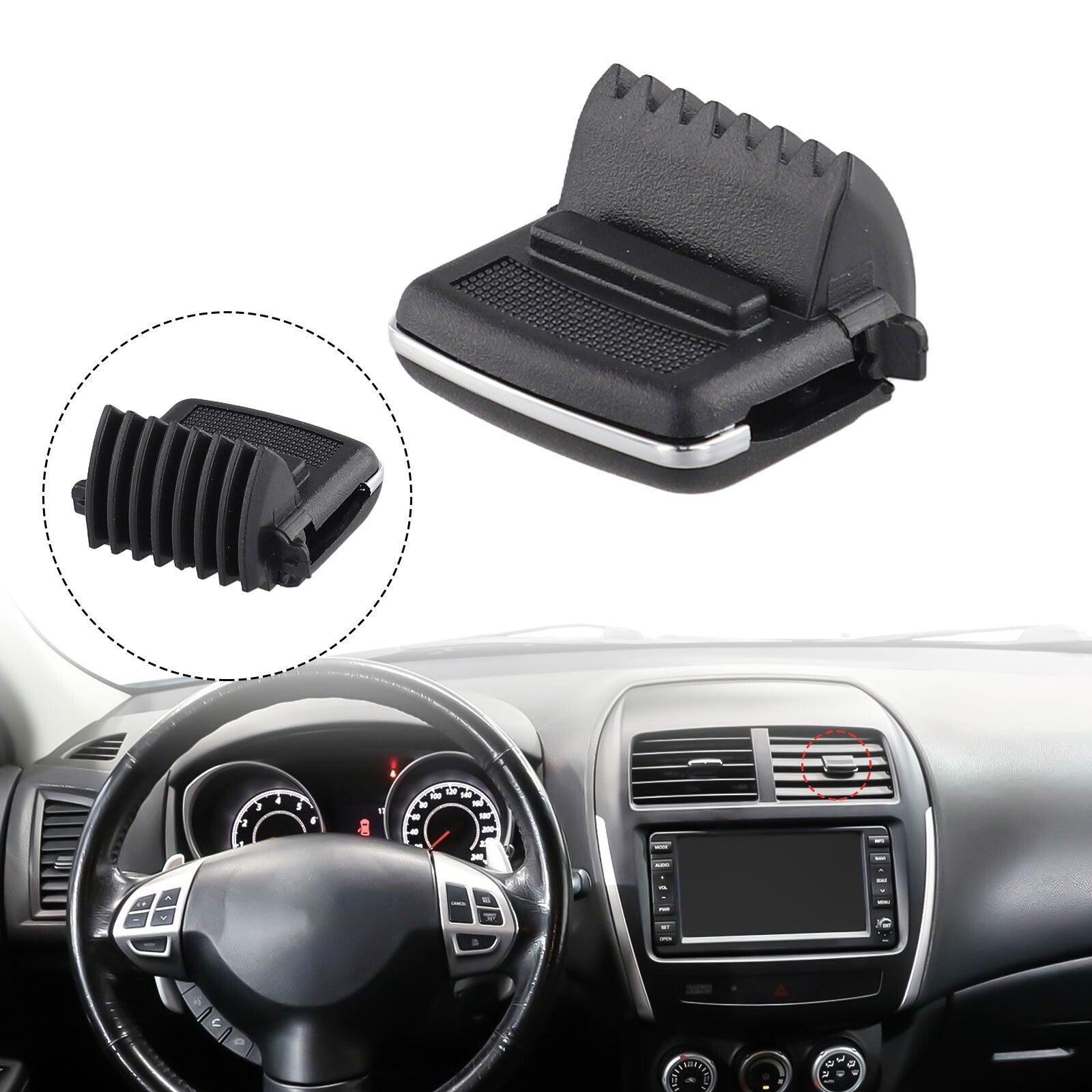 Center Contral A/C Air Vent Paddle Clip For Outlander Sport 2013-2018 New
