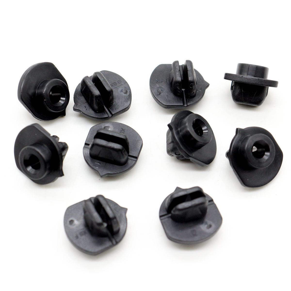 New Black 10 Pcs Bumper End Screw Grommet for Honda 90107-SX0-003