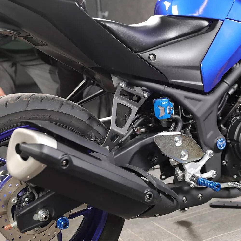 Passenger Rear Foot Rest Blanking Plates for YAMAHA YZF-R3 YZF-R25 MT-25 MT-03