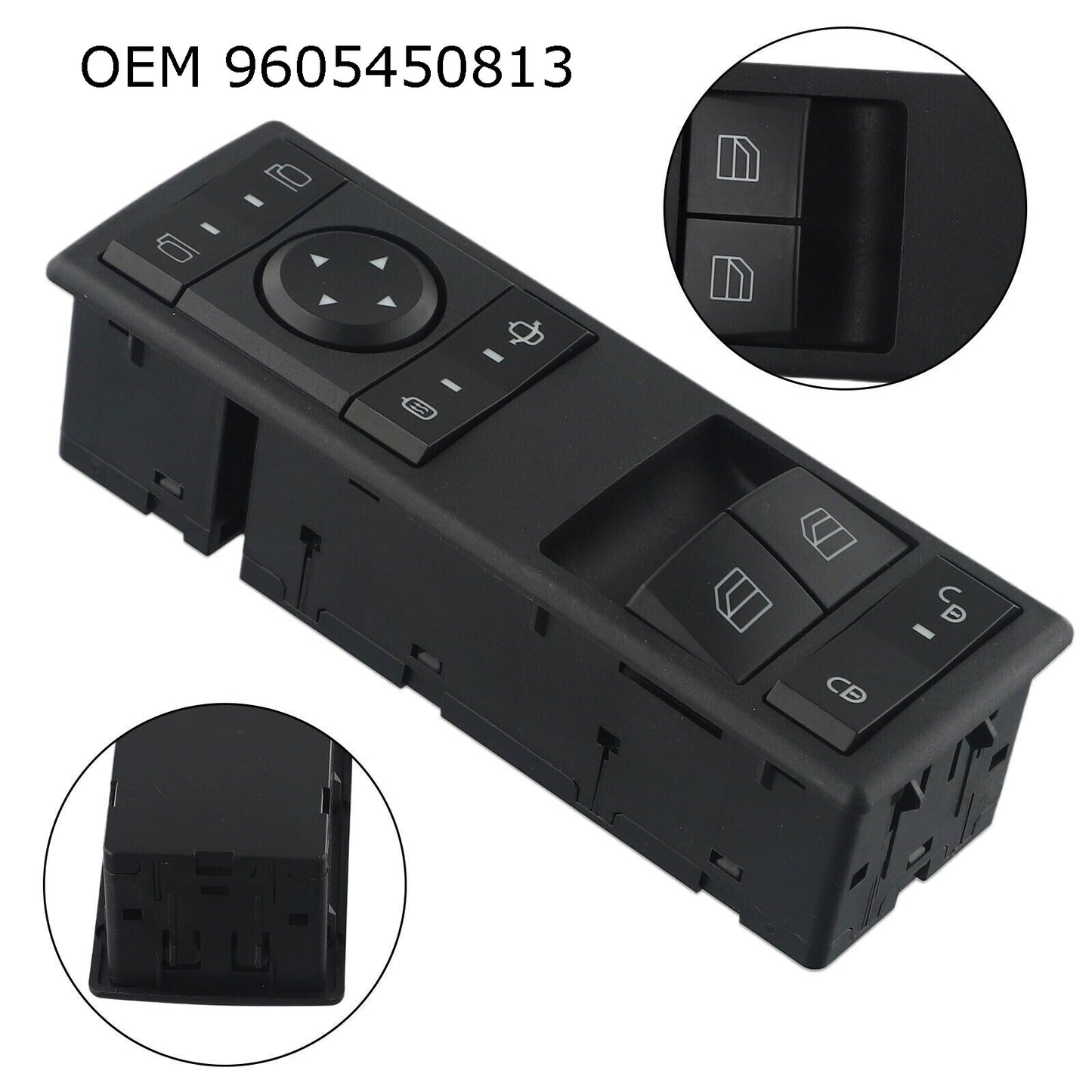 FOR Lift Switch Accessories 12V 1Pcs 4 Pins 9605450813 ABS Plastic new 1