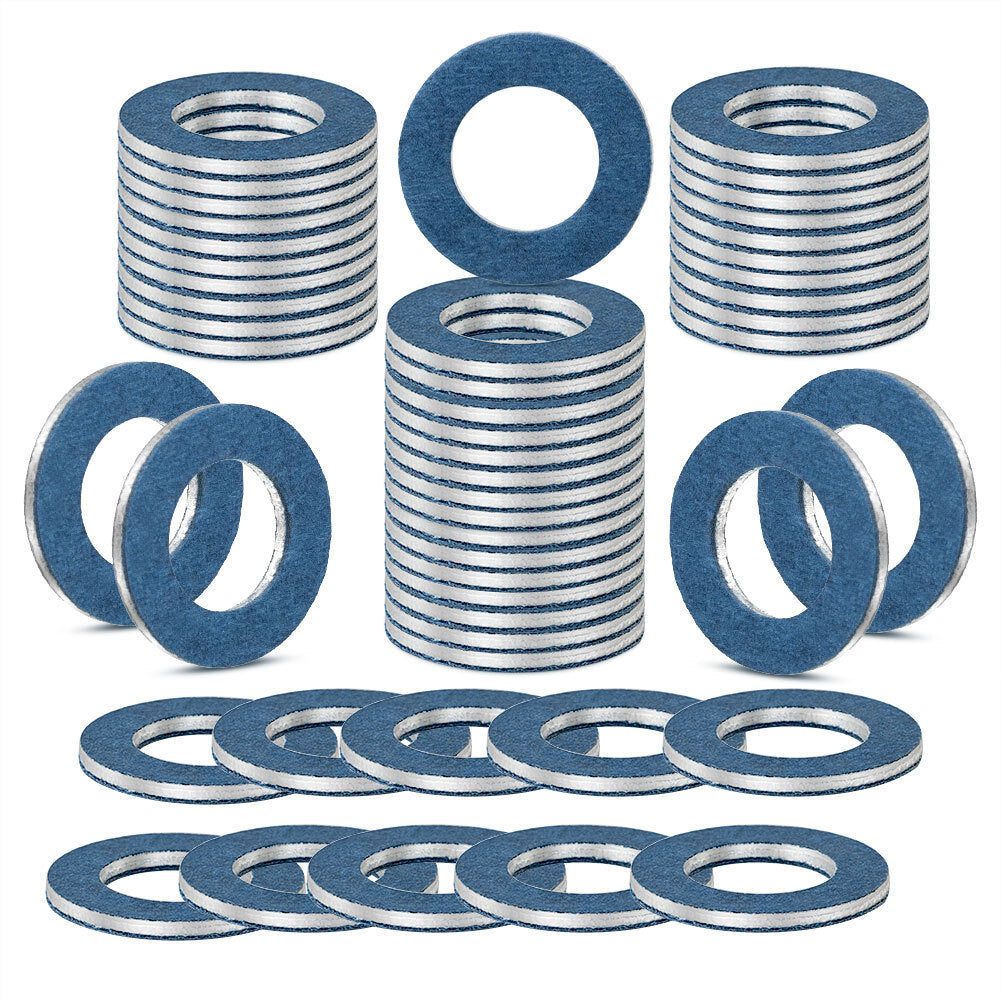 100x Oil Drain Plug Gasket Crush Washer 90430-12031 for LEXUS for TOYOTA 4RUNNER