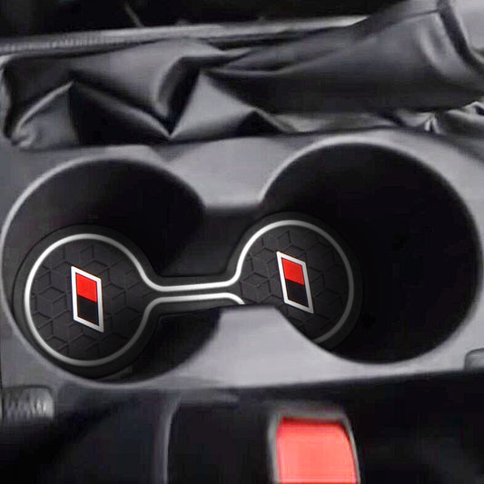 Accessories for Toyota Yaris 2020 2021 Hybrid GR Sport Gate Slot Cup Mat WHTIE