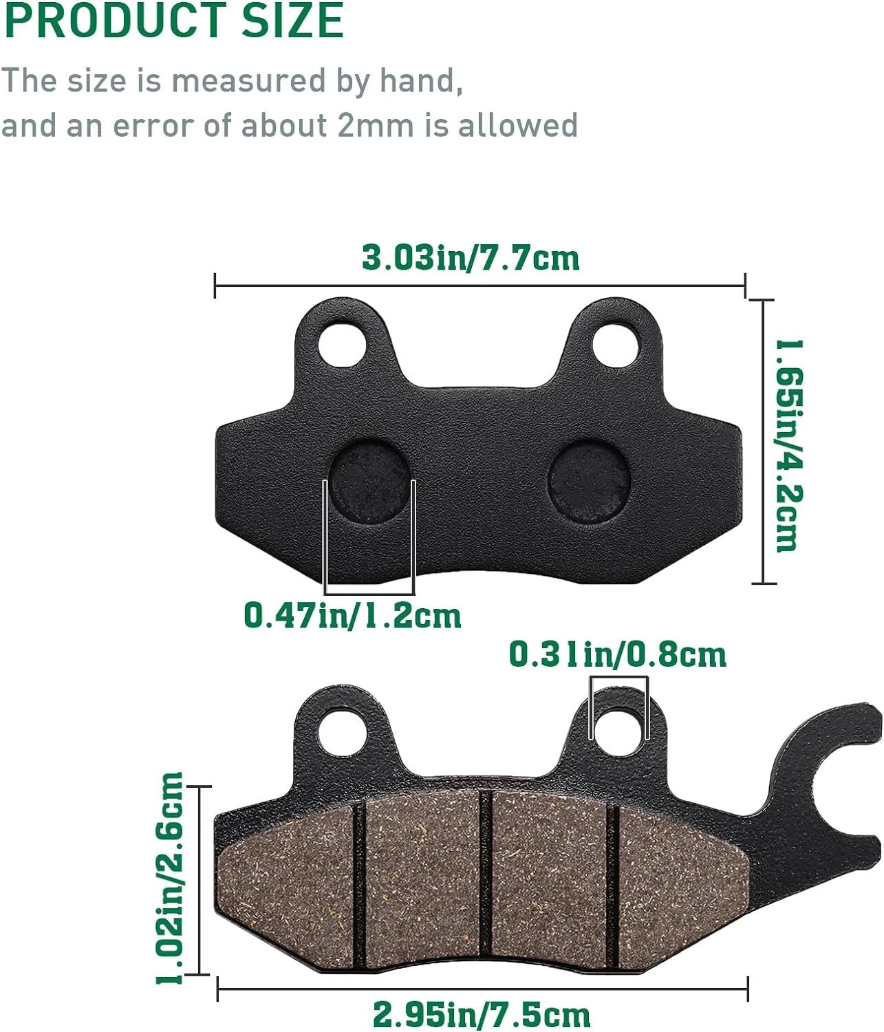 Brake Pads for KAWASAKI 250 R EX250 2008-2012 / EX 300 300 2013-2016