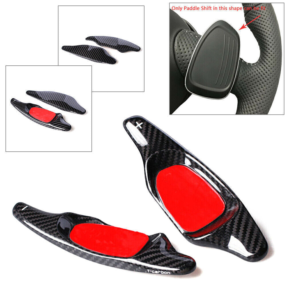 Car Steering Wheel Shift Paddle Extension Carbon Fiber for Audi S5 for A5 SQ5