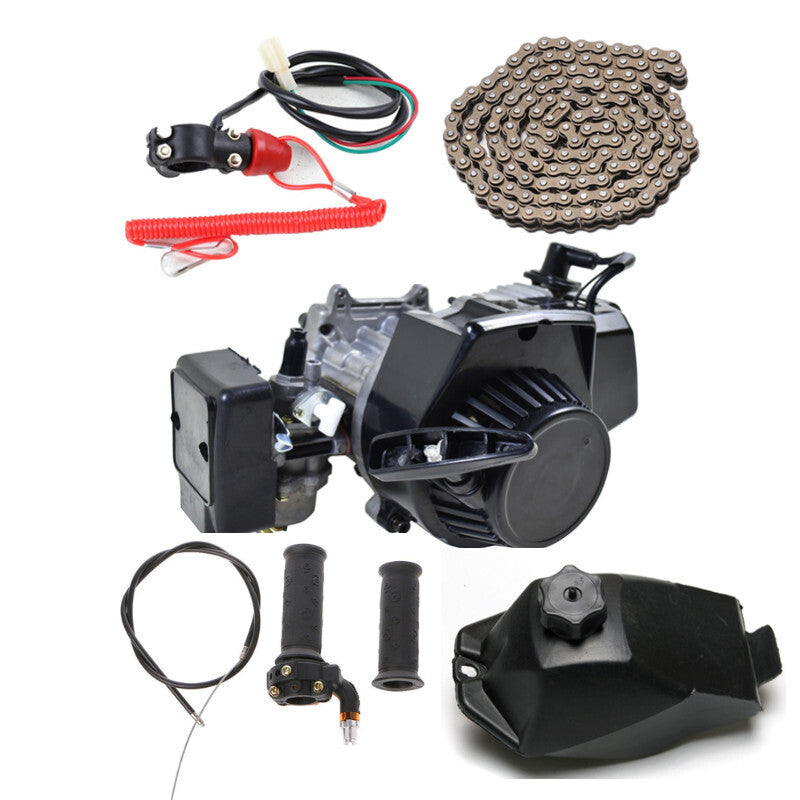 49cc 50cc 2 Stroke Engine Motor Kit ATV Go Kart Scooter Pocket Dirt Bike Buggy