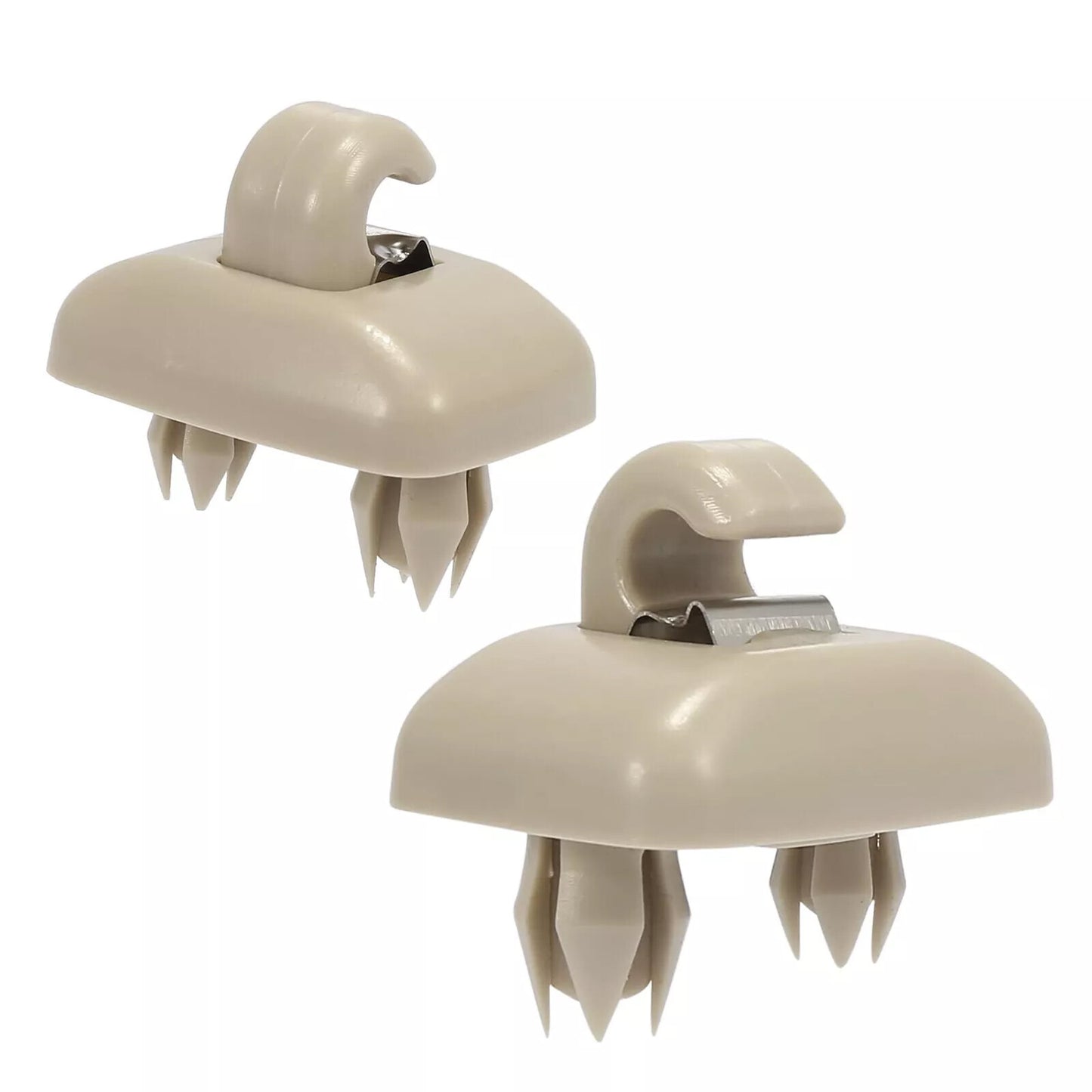 2 Beige Sunshade Clips, Beige Suitable for Audi A3 A4 A5 Q5 A7 B6 B7 B8 S4 S5 8E0857562A