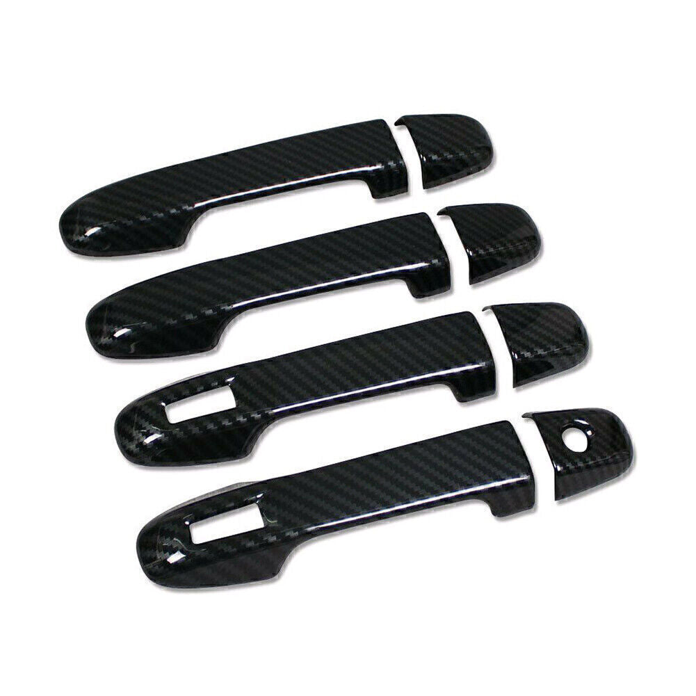 Door Handle Cover Trims Overlay Fit for Subaru Forester 2019-2022 Carbon fiber New