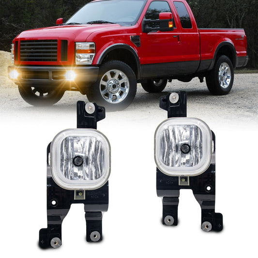 Fog light assembly suitable for 2008, 2009, and 2010 for Ford F250/F350/F450 Super Duty-Free.