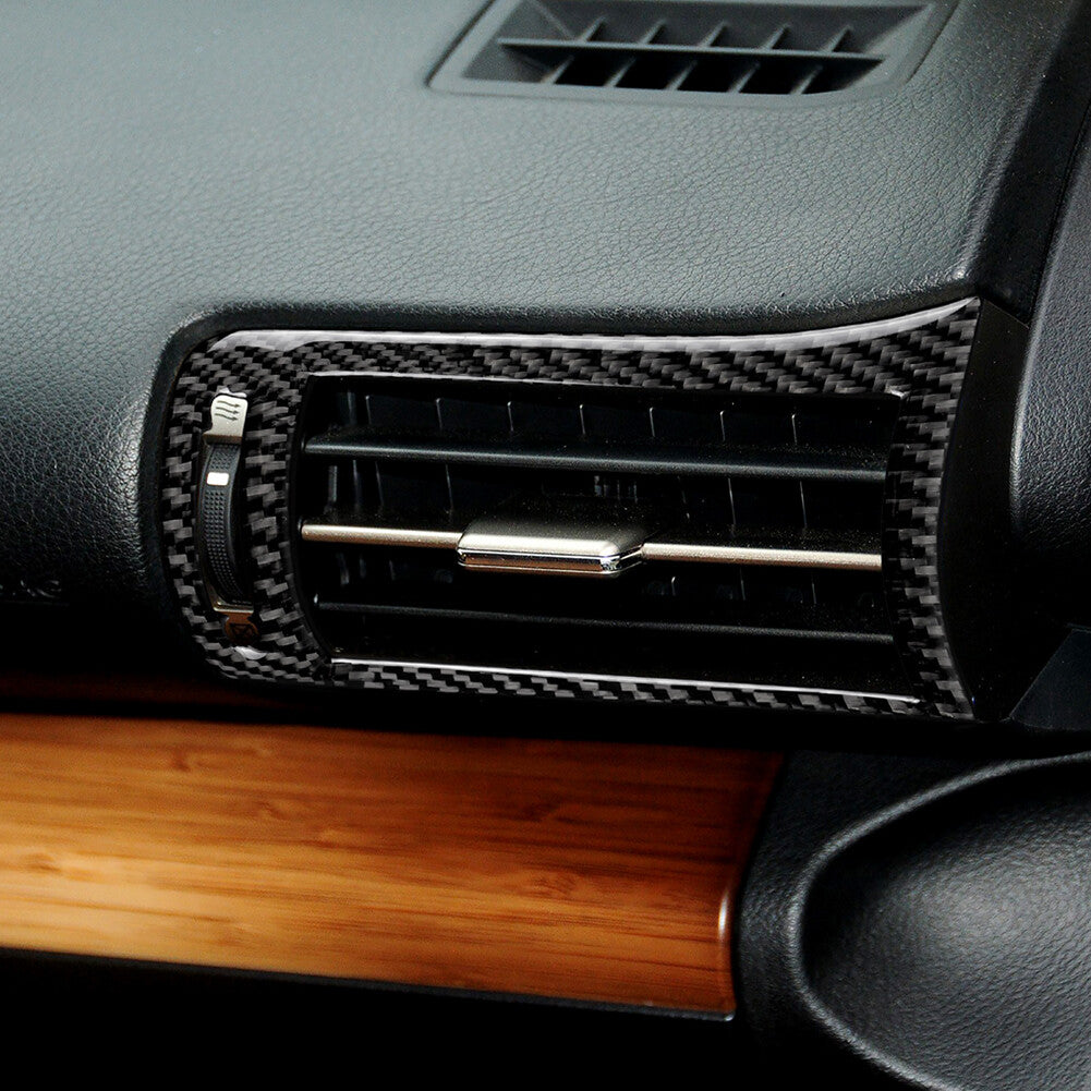 Carbon Fiber Air Condition Vent Outlet Trim Fit for Lexus IS250 IS350 2013-2017